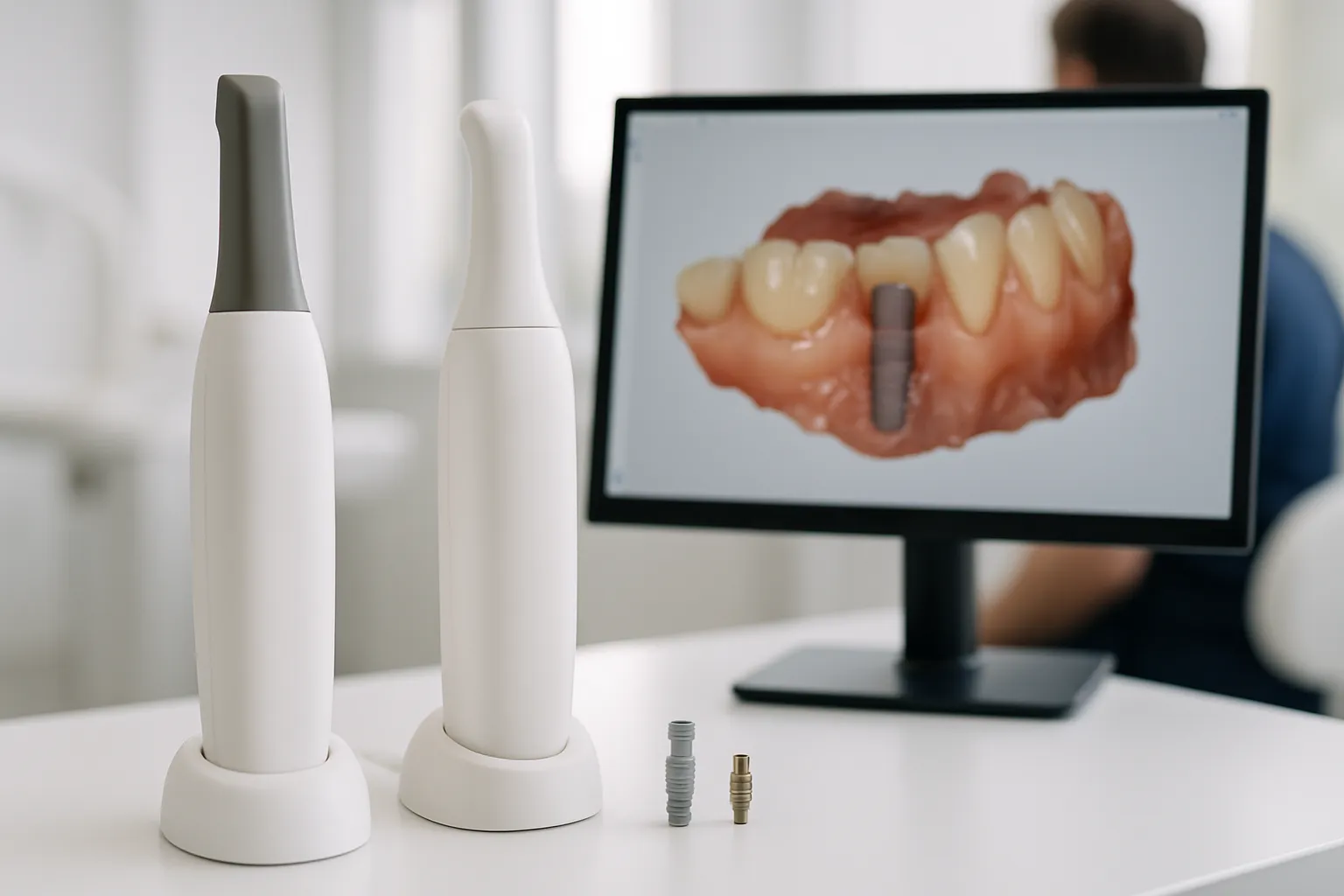 Comparison of Medit and Panda scanners for implant cases