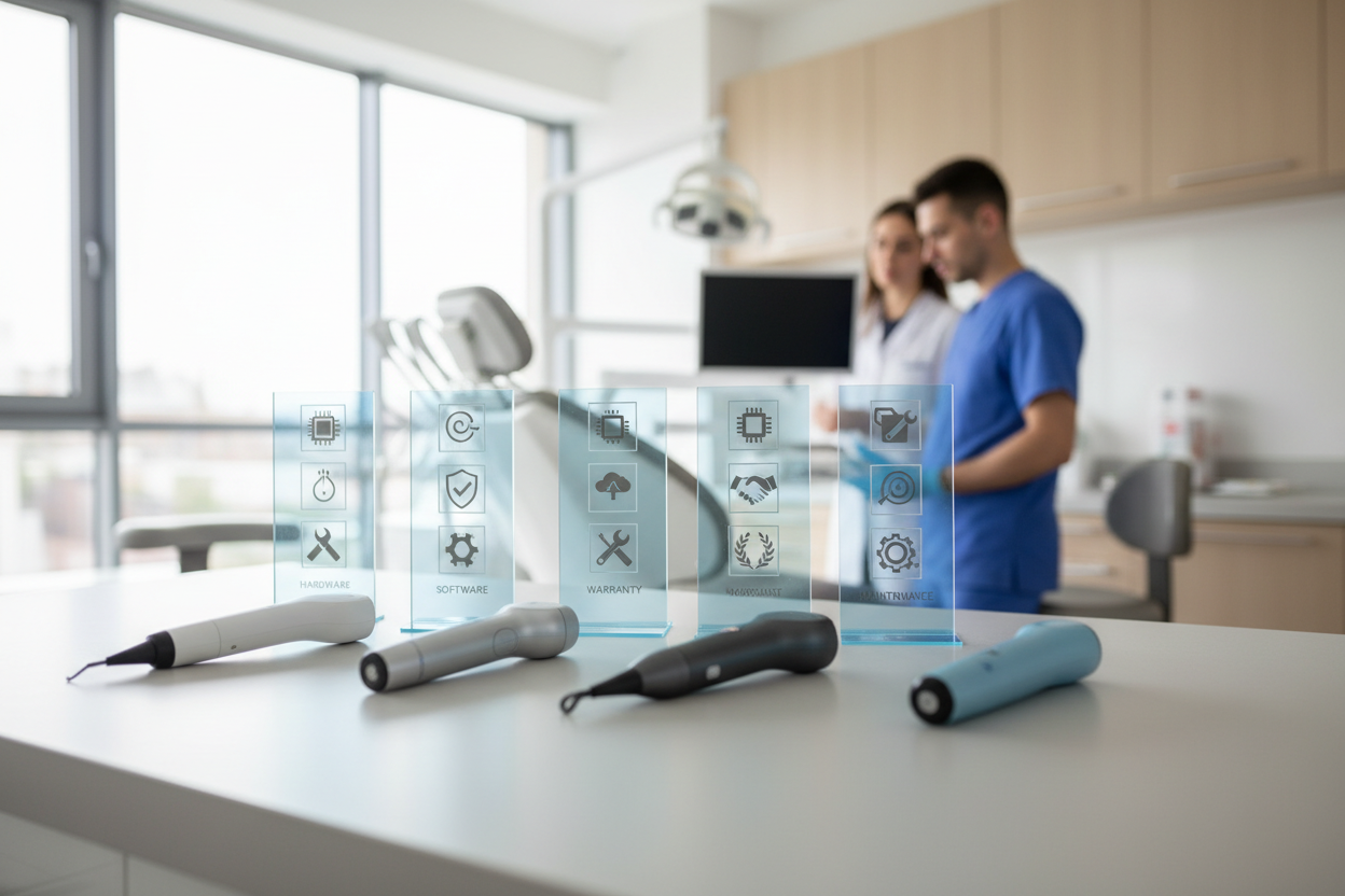 Comparison of different intraoral scanner models and costs